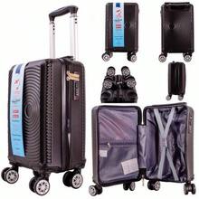 Ryan Air Wizz Air Approved Hardcase Suitcase With Detachable 360 Degree Spinner Wheels - 40x20x25 - Lightweight Ideal For Short Trips Anti-Theft Tsa Lock 4 Wheels 360 Rotation - Pink - View 11