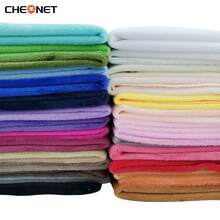CHEONET 1片/2片/4片装超柔软弹力预裁毛绒面料 | 50x160厘米/19.7x62英寸,纯色,适用于DIY缝纫、工艺品、服装、家纺、拼布,仅限手洗 - 彩色 - 查看 12