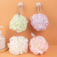 Bath Ball Large Bath Flower Bath Ball Household Bathroom Products Bath Ball Bath Ball Faux Pearl Bath Ball Luxury Large Bath Ball Non-Loose Bath Flower Ball Lovely Bath Foam Bath Women's Bath Towel Foam Net Color Random Bathroom Decor Fall Decor Back To School