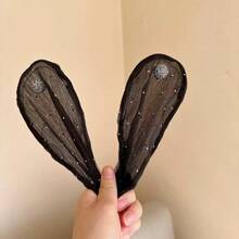 2 件发爪夹，慵懒女孩顶髻发饰，闪亮水晶扭发夹，适合女性复古发型 - 彩色 - 查看 8