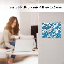 1pc Cute Sea Waves Light Switch Cover Plate Decorative Wall Plate Single Toggle Light Switch Cover Plate Decorative Covers Durable Switch Covers - Multicolor - View 6