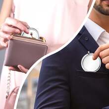 1pc Personalized Custom Photo Pill Box, This Pill Box Is Made Of High-Quality Stainless Steel Material, Sturdy And Durable, No Fear Of Bumps, Corrosion Resistance, No Rust, Even If It Is Used Frequently, It Can Also Maintain A New State For A Long Time, Its Shape Is Small And Exquisite - Multicolor - View 5