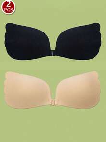 Sujetador adhesivo invisible de silicona para levantamiento de busto sin tirantes y sin espalda para mujeres de talla grande, para vestidos de noche y vestidos de novia - Multicolor - Ver 18