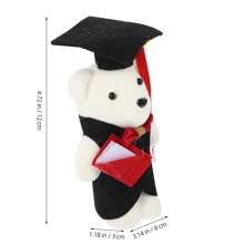 Decoración de graduación, ramo de flores con oso de peluche, regalo de decoración de graduación, ramo de graduación