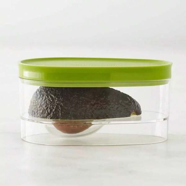 1pc/3pcs/5pcs - Avocado Food Storage Box Space Saving Avocado Saver Plastic Fruit Container For Kitchen Crisper Vegetable Organizer
