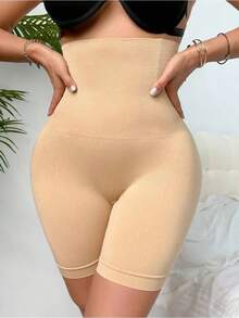 Women Hot High Waist Shaping Control Panty Boyshort Tummy Control Butt Liftier Slim Shorts  Underwear Shapewear Body Shaper - Skin - View 3