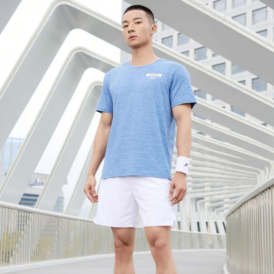 XTEP 短袖男士T恤夏季打底宽松薄款体恤运动服官方旗舰半袖男上衣878229010131 - 深蘭 - 查看 1