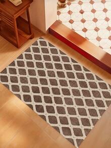 Alfombras de área de estilo abstracto moderno para interiores, nuevo material de terciopelo de perlas de felpa corta para dormitorio, sala de estar, comedor, cocina, oficina, felpudo para exteriores, camping, picnic, gateo de bebé, alfombra suave