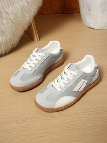 Women's Summer German Training Shoes, New Spring Autumn Lightweight Casual Flat Soft Bottom Non-Slip Mixed Color Outdoor Sports Shoes
