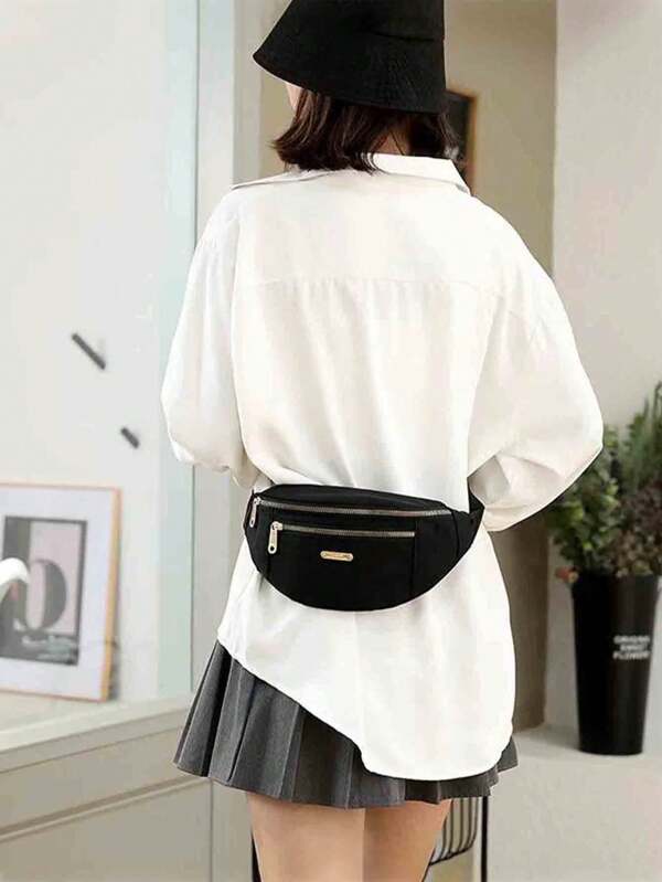 1pc Women's Large Capacity Multifunctional Fashionable Compact Casual Crossbody Waist Bag