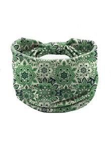 New Bohemian Headband Personalized Mandala Flower Headband Elastic Band Sweat-Absorbent Breathable Female Wide-Brimmed Headdress, Hair Accessories, Turban Headband, Hairband Fall Winter Hair Band For Vacation Outfits Woman Elegant Scarf Women Bandanas Soft Headwrap - Multicolor - View 4