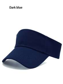 1pc Sky Blue Baseball Cap, Summer Sun Protection - Multicolor - View 6