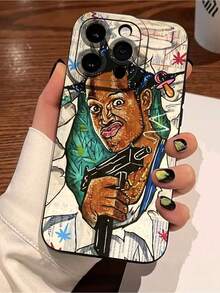 Funda para teléfono con estampado West Coast Gangster. Funda de silicona líquida para móvil. Protección completa. Resistente a golpes y caídas. Funda de TPU de goma suave. Compatible con Apple. 16/11/12/13/14/15/15 Pro/15 Plus/15 Pro Max/7 Plus/8 Plus/X/Xs Max - Multicolor - Ver 2