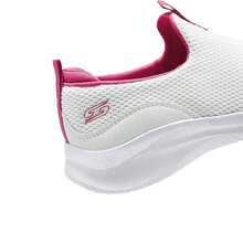 Skechers 女鞋休閒鞋 輕便舒適運動鞋低筒一腳穿健步鞋 117572-WHT - 白色 - 查看 4