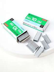 1000pcs Staple No. 10, One Box Contains 1000 Pieces(Please Note The Size Of Your Stapler Before Choosing To Purchase) - Multicolor - View 4