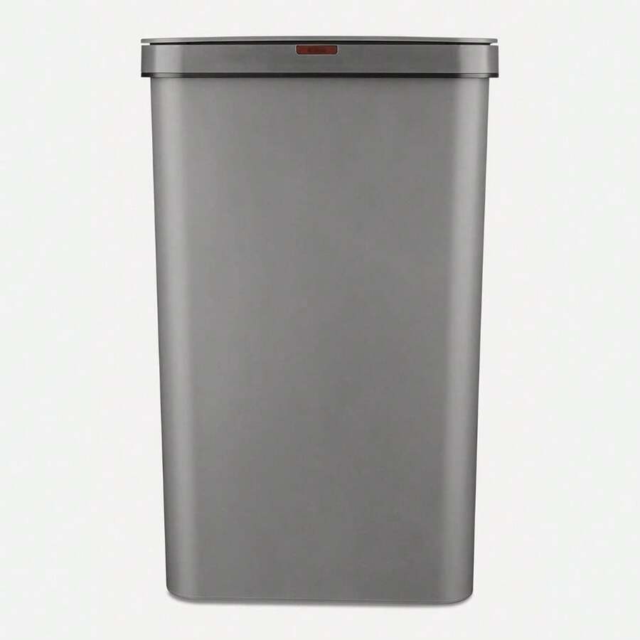 T838005G Sensor Bin With Retainer Ring, Battery-Operated, 50L, Grey - Grey - View 1