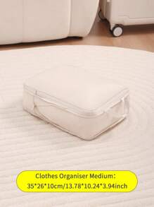 1pc Compression Travel Storage Bag Clothes Storage Bag Suitcase Organising Bag Underwear Shoes Divided Bag Large Capacity Can Be Compressed Student Dormitory Storage Suitable For Dormitory Business Trip Travel Travel - Multicolor - View 15