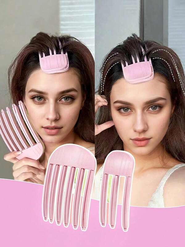 Volumizing Hair Clips For Women-Fluffy Hairpin Curling Bangs Clips Slouchy Sculpting Combs Women Curling Fixed Shape Clips High-Arched Styling Tools,Hair Brush,Comb,Hair Tools,Hair Products And Accessories For Barber Salon Beauty Travel Essentials