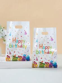 10/25/50 Stücke Geschenkbox Muster Geburtstag Geschenktüten, Geburtstags-Baby Dusch-Party Familie Freund Urlaubs-Party Dekoration Zubehör, Geburtstags-Party Danke Geschenktüten, Vielseitige Geschenkverpackung Zubehör