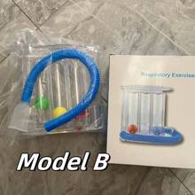 1pc Breathing Exerciser Lung Capacity Trainer,Lung Function Exercise Device For Middle-Aged And Elderly (Product Ball Color Random)