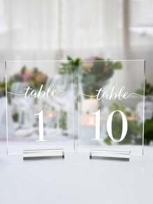 Acrylic Signing Table Seat Card Arrangement Touming Card Slot Base Postcard Wedding Card Holder Table Number Plate Holder, Clear Acrylic Card Slot Base Postcard Card Holder Wedding Card Table Number Plate Table Card Display Holder.