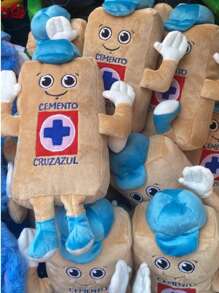 Peluche Cruz Azul Costalito Café