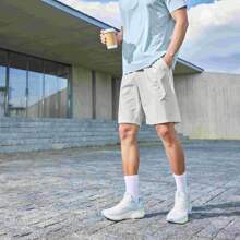 XTEP Men's Summer 2025 New Leisure Running Fitness Woven Moisture-Wicking Quick-Dry Men's Sports Shorts 875229970083