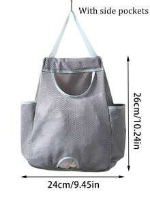 [Large-Capacity Collapsible] Rubbish Bag Storage Bags Complimentary Hooks Wall-Mounted Plastic Bag Storage Box Kitchen Bathroom Storage Bags Free Door Hanging Bags And Space-Saving Home Essentials - Multicolor - View 4