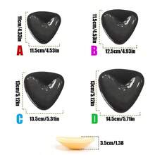 1 Pair Solid Self Adhesive Bra Double Both Sided Sticky Push Up Bra Inserts Reusable Adhesive Ultra Breast Lift Padding Insert - Black - View 4