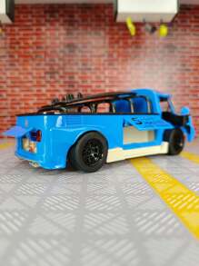 ESCBBXX 1 pièce Modèle de voiture classique vintage T1, corps en alliage de zinc, les portes des deux côtés et le coffre peuvent être ouverts, avec effets sonores et d'éclairage simulés, voiture jouet de haute qualité pour enfants, convient pour la collection et les cadeaux d'anniversaire pour les enfants, rentrée scolaire