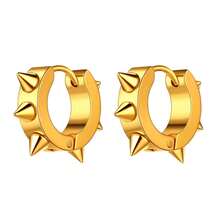 Bộ 2/10 chiếc khuyên tai đinh tán phong cách Punk bằng thép không gỉ, khuyên tai charm thép titan thời trang thường ngày dành cho nam giới, phụ kiện tiệc tùng, hộp đêm cá tính, đeo hàng ngày, khuyên tai có khớp nối bằng thép không gỉ, khuyên tai gai nhọn phong cách Punk, quà tặng cho bạn trai, quà tặng cho bạn gái, quà Giáng sinh - bạc - Xem 10