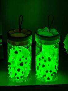 18pcs Glow-In-The-Dark Cat Paw Crystal Eraser Set, Student Exam Reward, Birthday Gift,Back To School - Multicolor - View 9