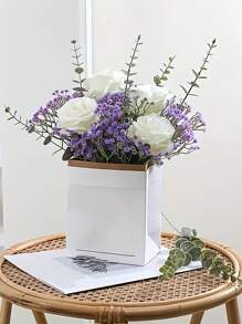 3/5/10/20/30 piezas Flores artificiales Gypsophila (Paniculata), ramos de Gipsófila artificial a granel, flores falsas de Gipsófila para centros de mesa de bodas, arreglos, decoración de oficina y hogar