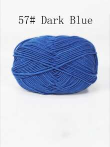 1/3 包 50 克 4 股钩针线，包含 3 毫米钩针 + 记号扣，初学者钩针工具套装，多种优质腈纶线，柔软舒适，适用于钩针编织项目、DIY 手工艺品、围巾、礼品（多种颜色可选）