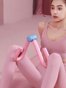 1PC Buttocks Beautifying Device , Home Fitness, S-Shaped Slimming Leg Multifunctional Leg Trainer For Body Shaping, Leg Clamping, Hip Lifting, Yoga, And Fitness - Multicolor - View 4