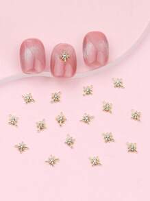 10-Piece Mini Rhinestone Jin Yinxing Men Diy Fingertip Art Decorative Nail Drill Decorative Nail Accessories. Nail Supplies Nails Nail Charms Nail Gems