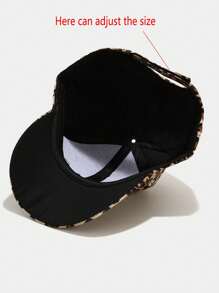 2025 New Fashion Streetwear Leopard Printing Baseball Cap Women Casual Party Headwear Outdoor UV Protection Sun Hat