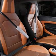 Universal Elastic Stretch Car Steering Wheel Cover + 2 Car Seat Belt Cover Pads Combo Set ,Fit Most Cars,Truck SUV,Soft And Stretchy