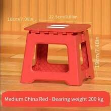 New Adult Portable Folding Stool Thickened Plastic Saddle Chair For Outdoor Activities And Fishing Gifts Party Favors