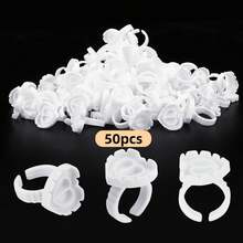 Eyelash Extension Glue Holder, Lovely Heart-Shaped & Blooming Lash Glue Holder For Lash Application - Multicolor - View 15