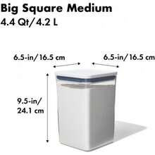 Contenedor de 4,2 litros - transparente - Ver 2