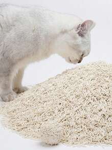 6L geruchsabsorbierendes Katzenstreu aus Tofu, schnell aufquellend, gute Wasseraufnahme, Katzen Haustierzubehör, Leckerchen, Bentonit Katzenstreu