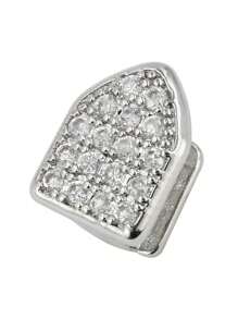 1 Peça Joia para Dente com Zircônia Cúbica em Estilo Hip Hop Unissex