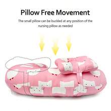 1 件 U 型哺乳枕 - 多功能、可拆卸、可机洗枕套 - 为哺乳、侧睡和孕期提供腰部和颈部支撑 - 混合颜色 - U型哺乳枕 - 查看 5