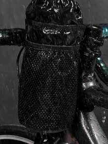 1 pieza Bolsa para botella de agua de bicicleta, Bolsa multiusos de bicicleta para teléfono móvil y botella de agua, Bolsa portabidón de bicicleta, Portabidón de bicicleta, Portabidón de ciclismo aislado, Bolsa de manillar para bicicleta de carretera, Soporte para taza de bicicleta, Bolsa de barra aislada, Bolsa de almacenamiento de bicicleta, Bolsa portabidón de bicicleta