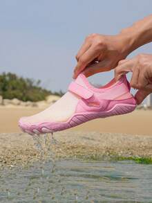 Teenagers Girls Summer Water Shoes, Swimming Shoes, Outdoor Wading Shoes, Non-Slip Rubber Sole Breathable Mesh Upper, Quick Dry Beach Shoes, Suitable For Swimming, Beachcombing, Running, Skipping, Fitness - Pink - View 5
