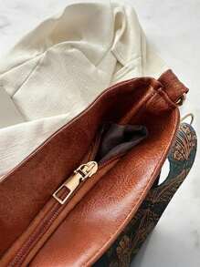 Personalizowana torba listonoszka w stylu retro z szerokim paskiem i personalizowanym imieniem, personalizowany proces haftu, damska torba na ramię, modna torebka, modny wzór motyla, idealny wybór na zakupy w czasie wolnym, a także wyjątkowy prezent świąteczny, prezent z okazji ukończenia szkoły, prezent na Dzień Matki i prezent do ręki.