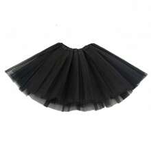 1pc Women, Teen & Adults Classic Elastic 3-Layer Tulle Skirt