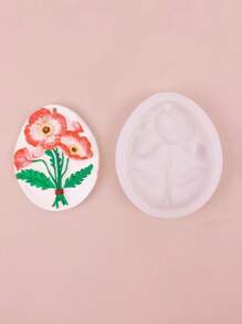 1pc DIY Silicone Mold For Gypsum, Air Freshener, Car Vent, Campanula Pendant Accessories