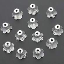 20 件/50 件/100 件喇叭花帽隔珠，隔珠，用于 DIY 手链、项链、耳环珠宝制作端盖，手工编织珠散珠隔珠